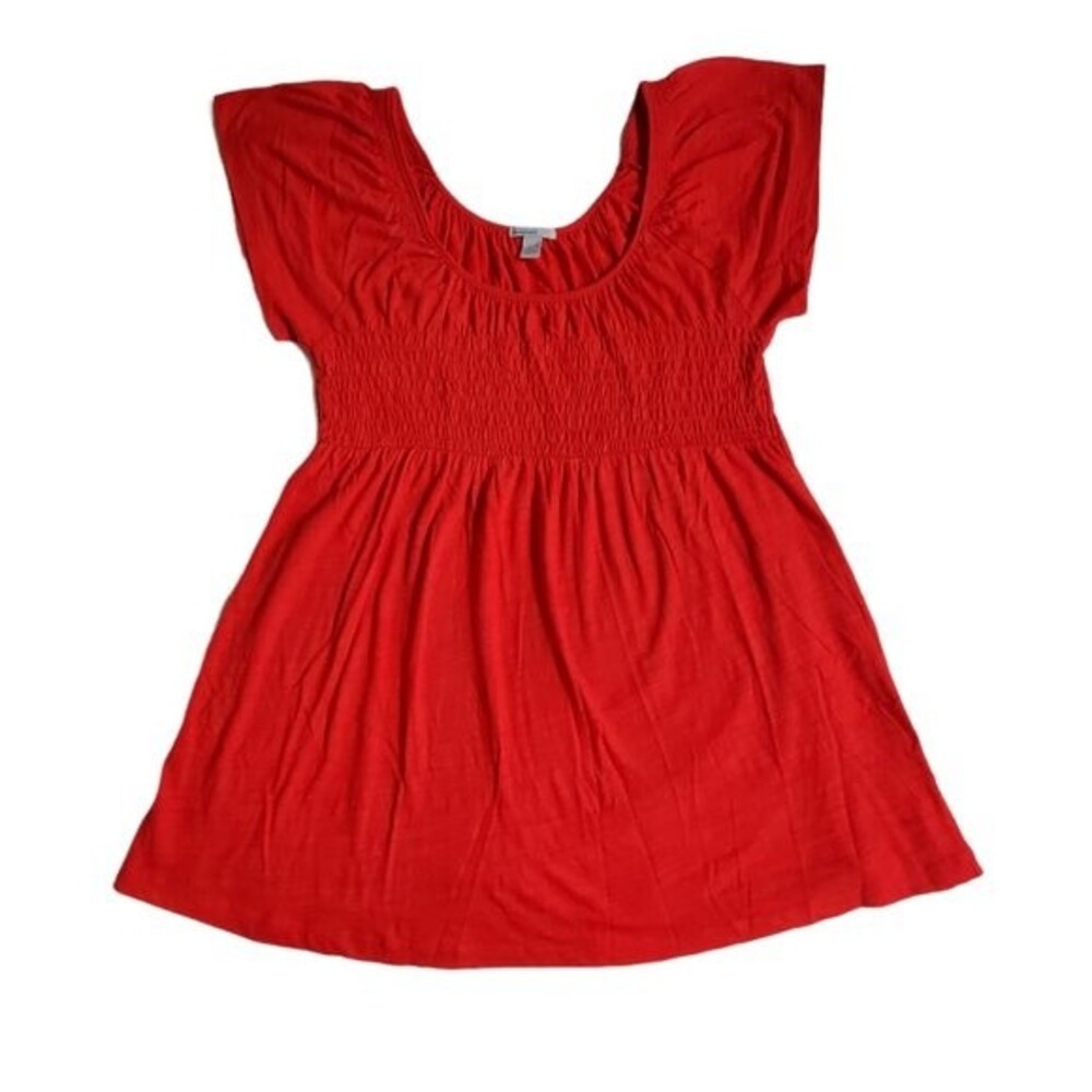 Old Navy red short sleeve top sz M